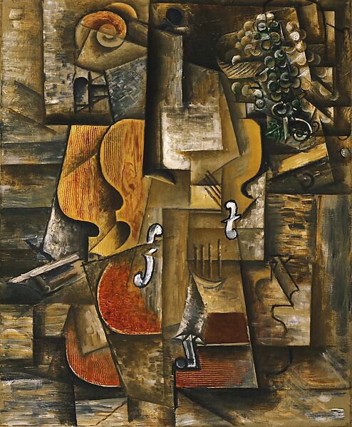 Violin and Grapes by Pablo Picasso