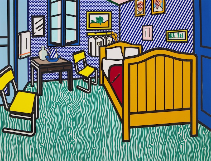Roy Lichtenstein's Pop Art parody of a Van Gogh masterpiece