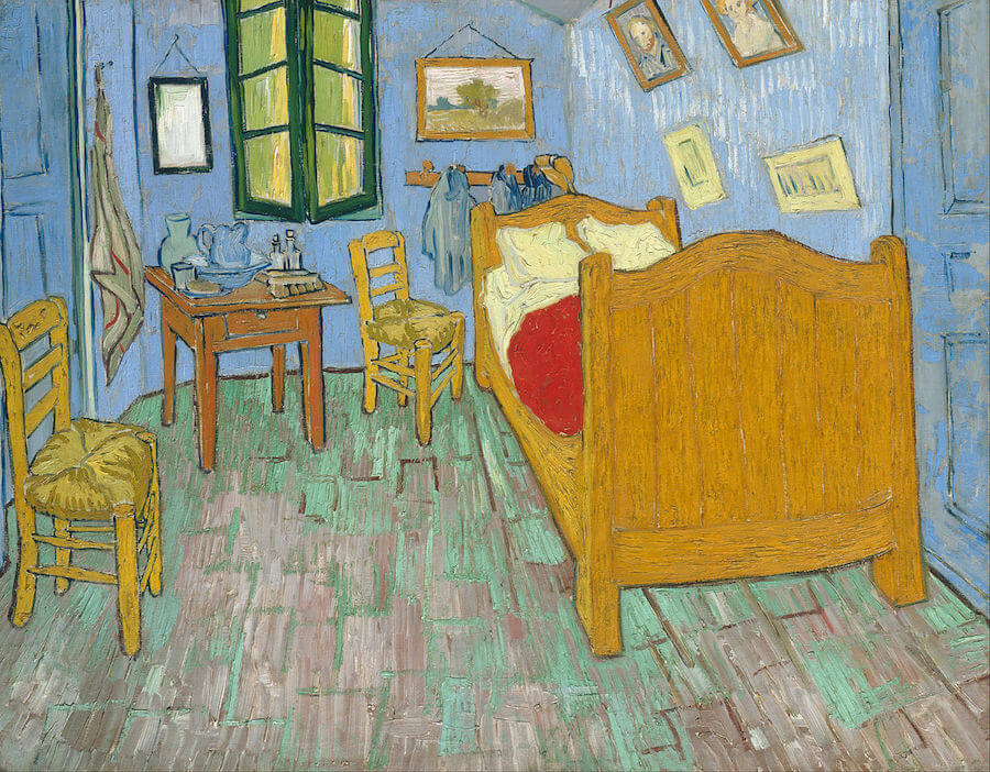 Bedroom in Arles by Vincent van Gogh, 1888