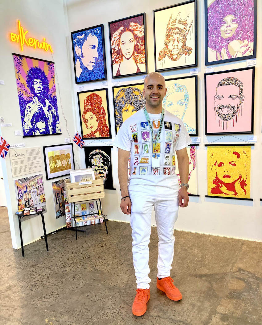 Kerwin exhibiting at The Other Art Fair, New York, June 2022