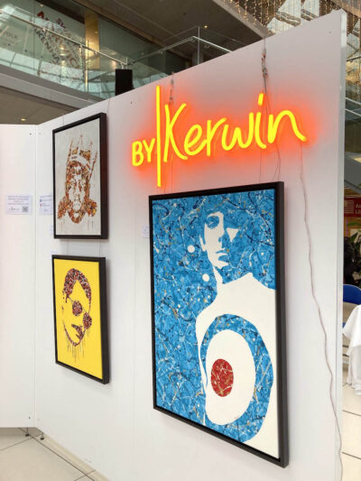 The Who - Keith Moon music pop art painting and poster prints | By Kerwin Neon at the Forum, Norwich
