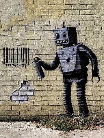 Banksy graffiti art