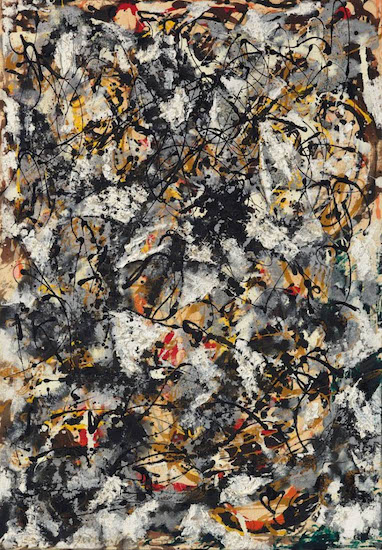 Composition with Red Strokes, 1950 by Jackson Pollock