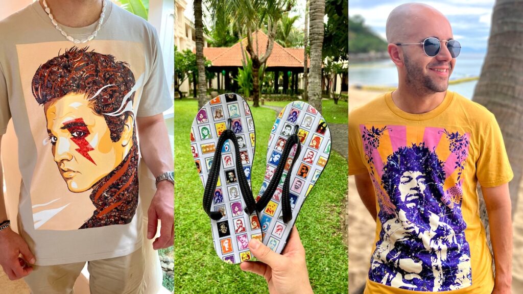 By Kerwin t-shirts in Vietnam | Elvis Presley | Jimi Hendrix