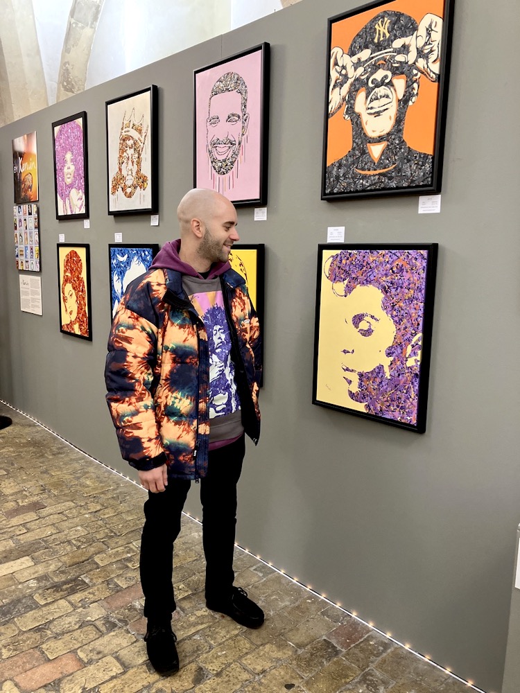 Pop! Goes The Easel exhibition by Kerwin Blackburn at the Crypt Gallery, Norwich | Music pop art paintings and prints | Prince