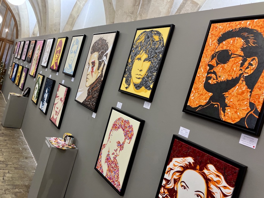 Pop! Goes The Easel exhibition by Kerwin Blackburn at the Crypt Gallery, Norwich | Music pop art paintings and prints
