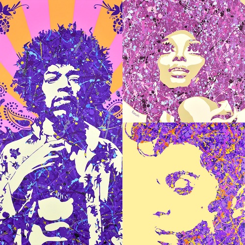 Purple Haze | Prince, Diana Ross & Jimi Hendrix | By Kerwin