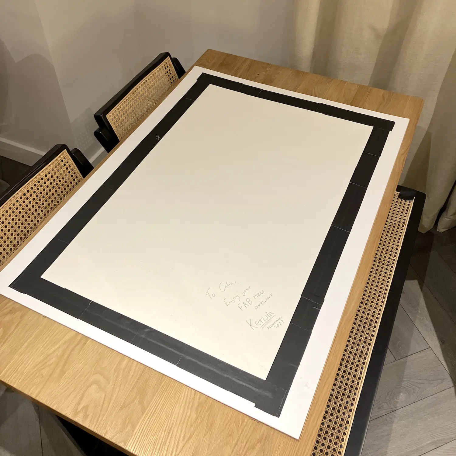 Framing your art using a mount