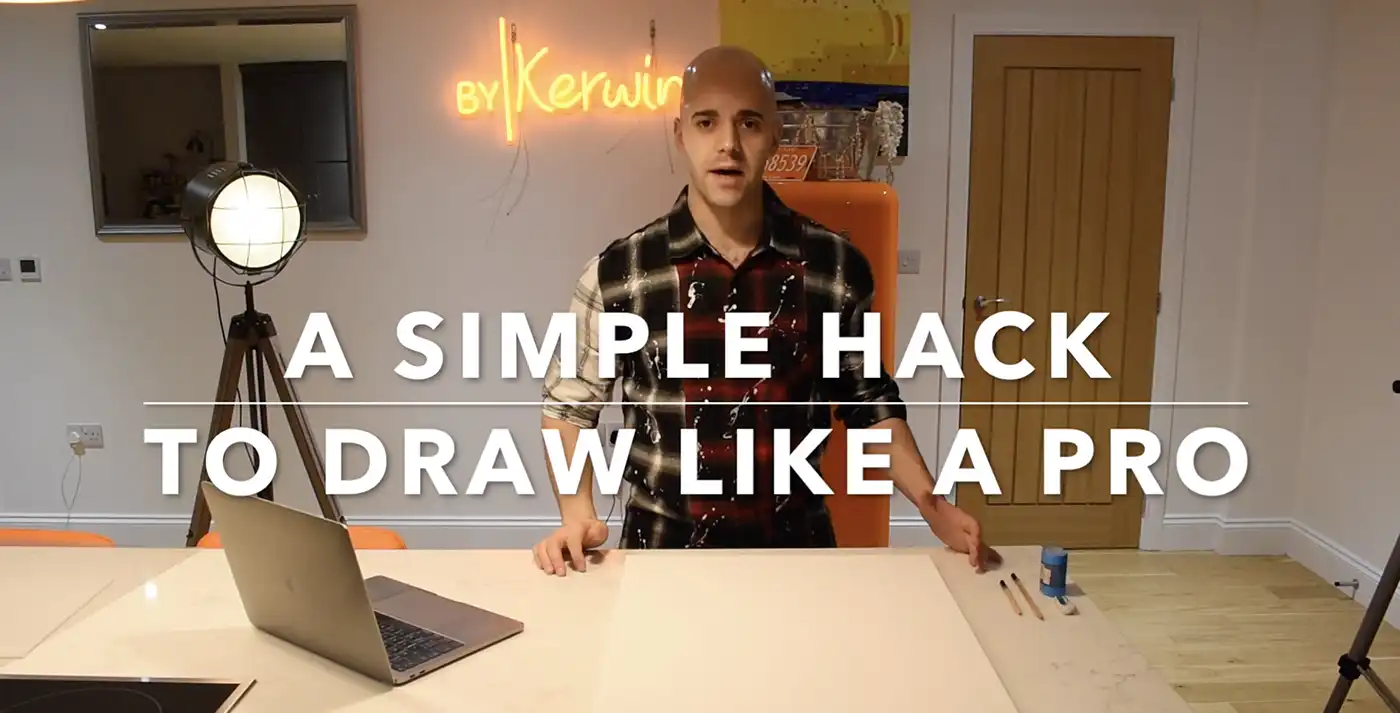 How To Draw Like a Pro Artist: Grid Drawing Tutorial Video | By Kerwin Art Blog
