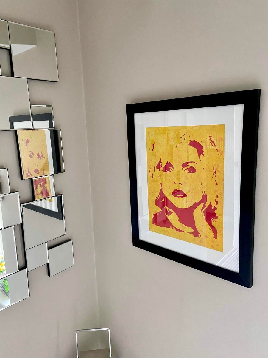 Blondie framed print By Kerwin