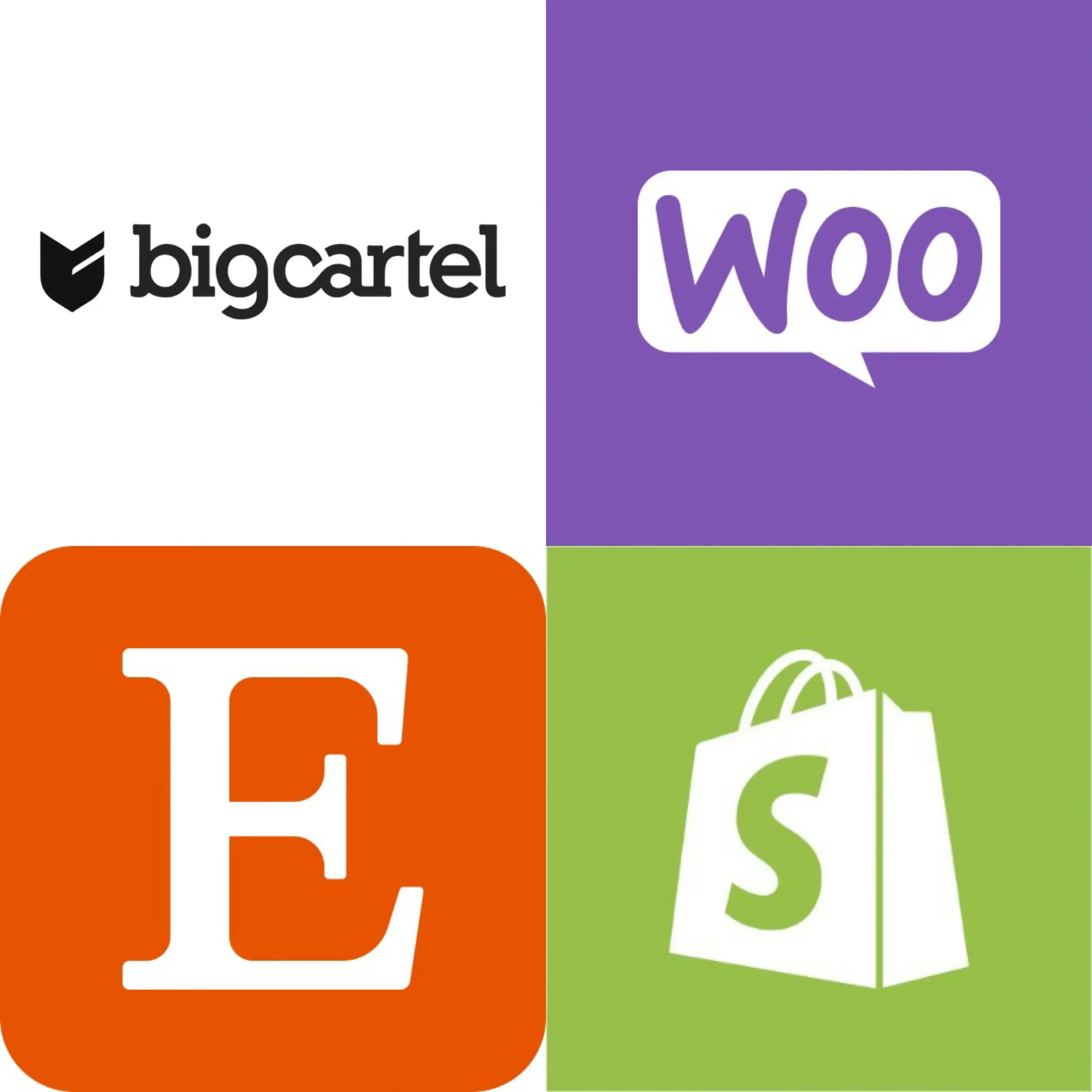 online shop logos square