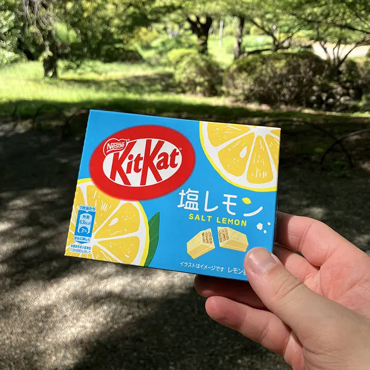 Japanese lemon Kitkat flavour