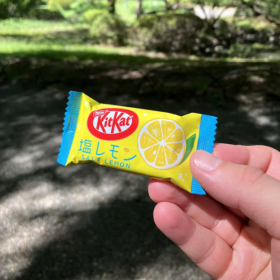 Japanese lemon Kitkat flavour