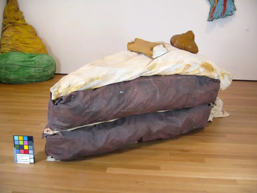 Claes Oldenburg Floor Cake (credit: MoMA)