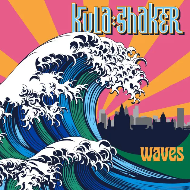 Waves album artwork by Kula Shaker, featuring Hokusai's The Great Wave (credit: Amazon)