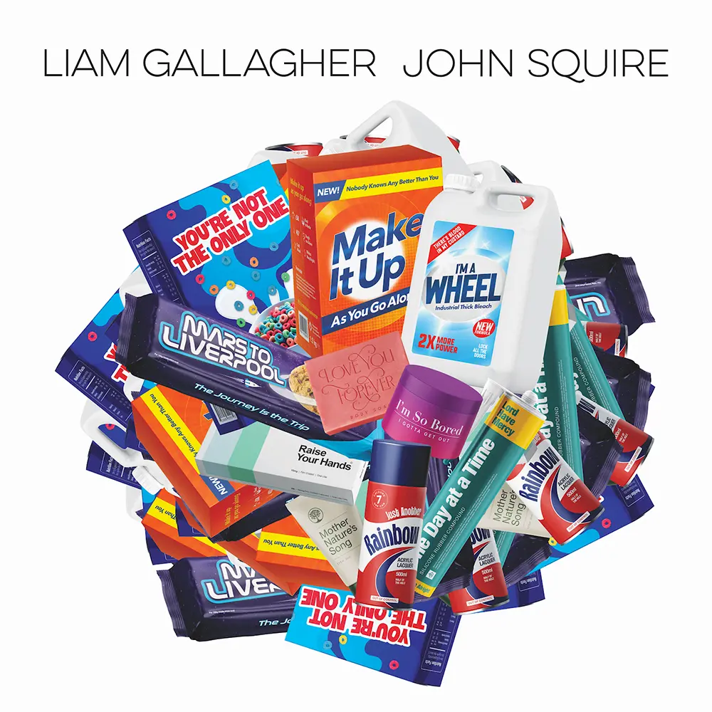 Liam Gallagher John Squire Album Cover | Andy Warhol Pop Art Influence (credit: Liam Gallagher Facebook)